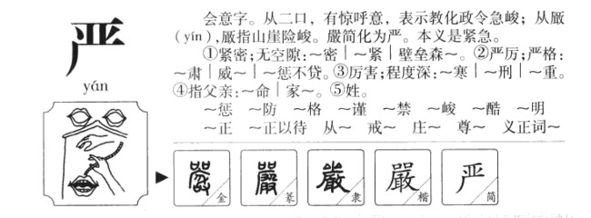 严字五行