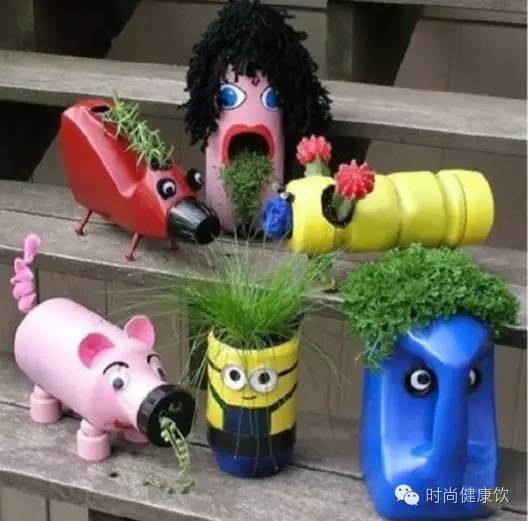 和塑料瓶做立体小动物