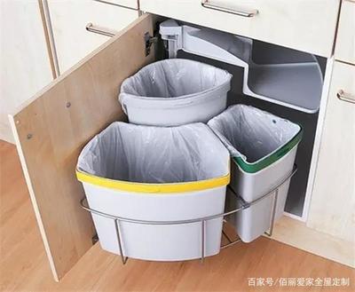厨房放什么颜色的垃圾桶