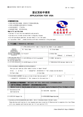 pdf版签证