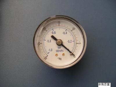 真空表表上hg是什么意思