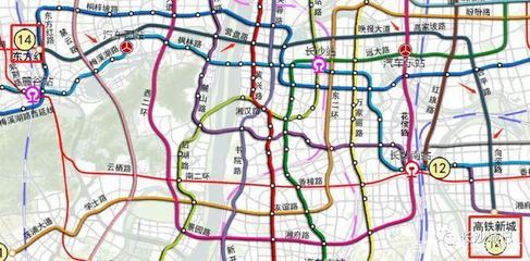 长沙到株洲地铁线路图