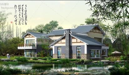 别墅室外景观效果图