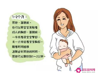 五个月宝宝可以竖抱吗
