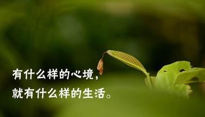 环境决定命运
