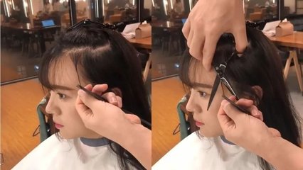 自己怎么给自己剪刘海