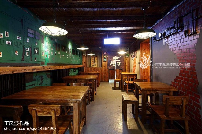 烧烤店装饰图