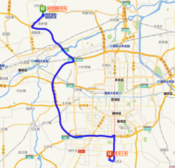 西安到咸阳怎么坐车