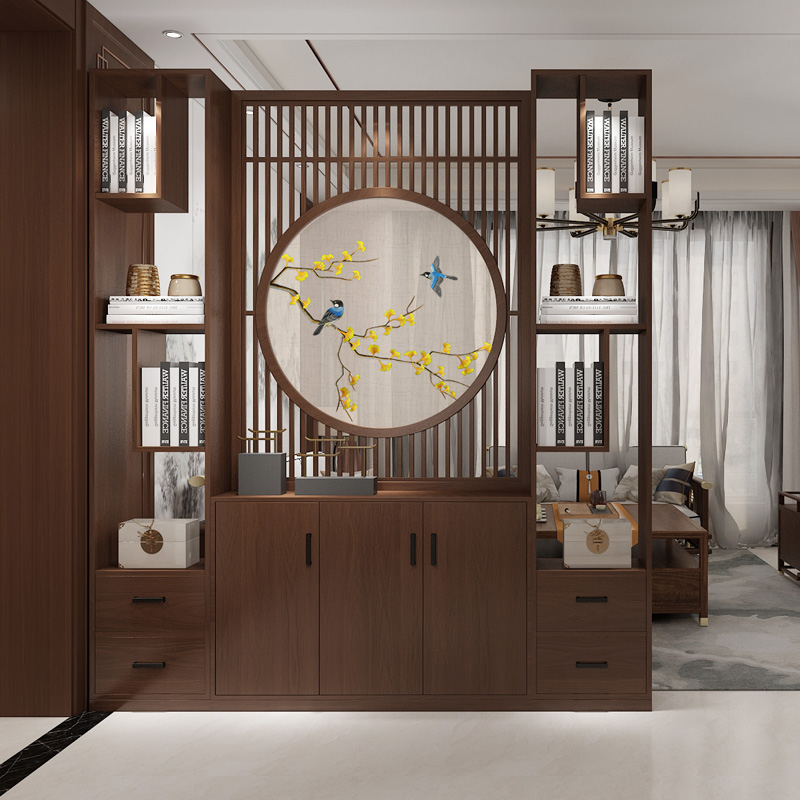 客厅进门屏风图片大全