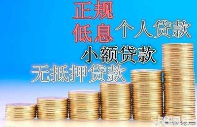 小额低息贷款