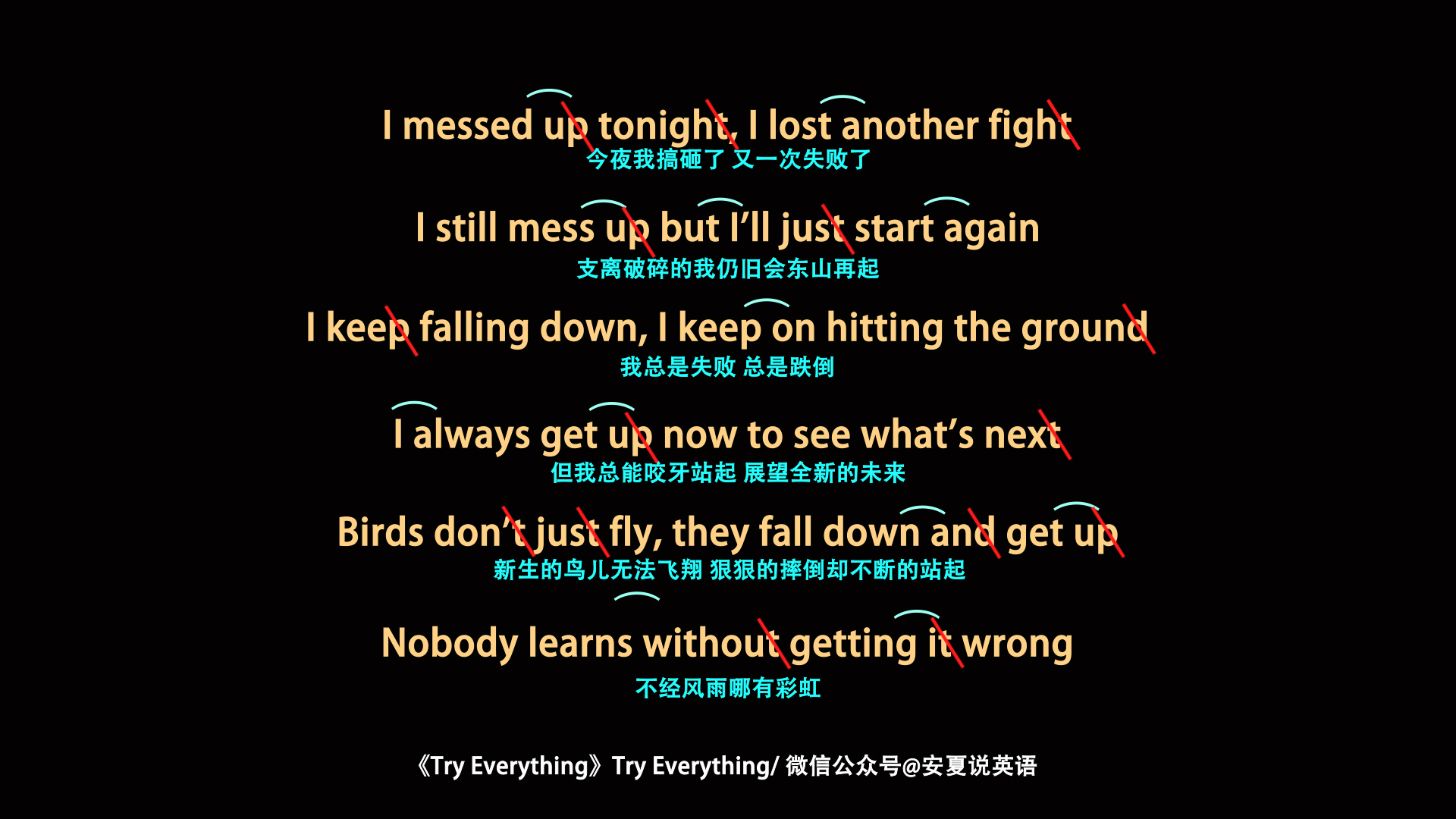 Falling歌曲