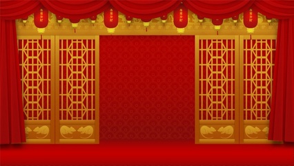 评书舞台图片素材-免费可商用-高清下载-快剪辑