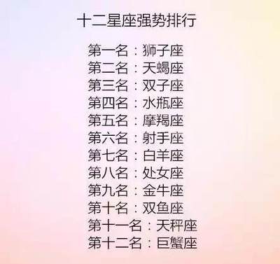 什么星座男生最好