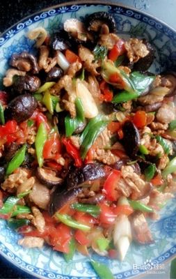 干的香菇炒肉