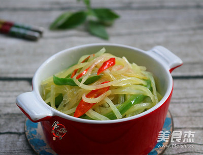 圆椒土豆丝的做法大全家常