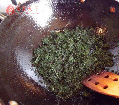 海台菜的制作方法