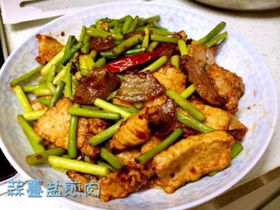蒜苗盐煎肉的家常做法