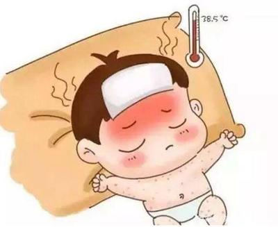 宝宝退烧后起红疹图片