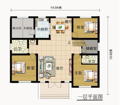 农村厨房大小