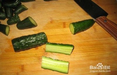 淹黄瓜的制作方法