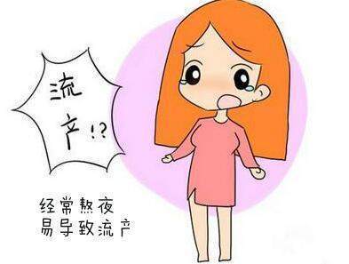 怀孕初期熬夜会流产吗