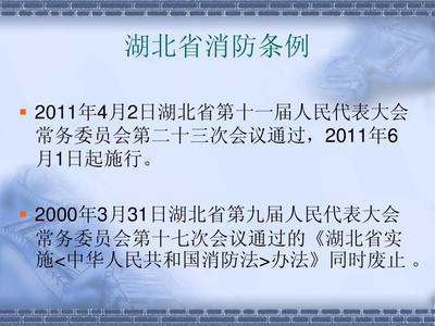 湖北省消防条例