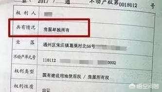 房产证独有是什么意思