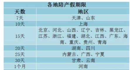 上海市产假规定