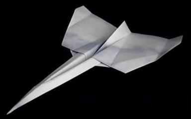 纸飞机留空时间最长的折法