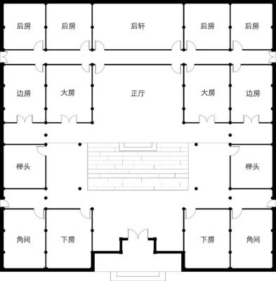 古大厝平面设计图,仿古装