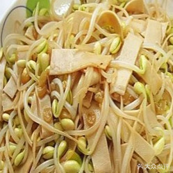 豆芽豆腐皮怎么炒好吃