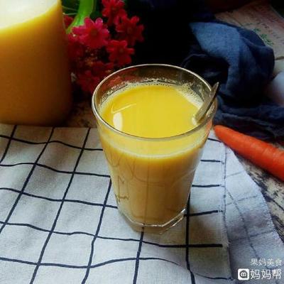 胡萝卜黄豆豆浆的功效