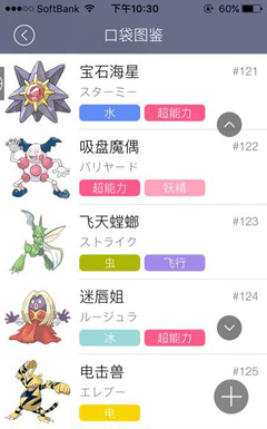 神奇宝贝精灵名字大全