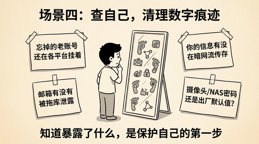网警同款开盒思路，查人查公司查设备，五个免费开源工具
