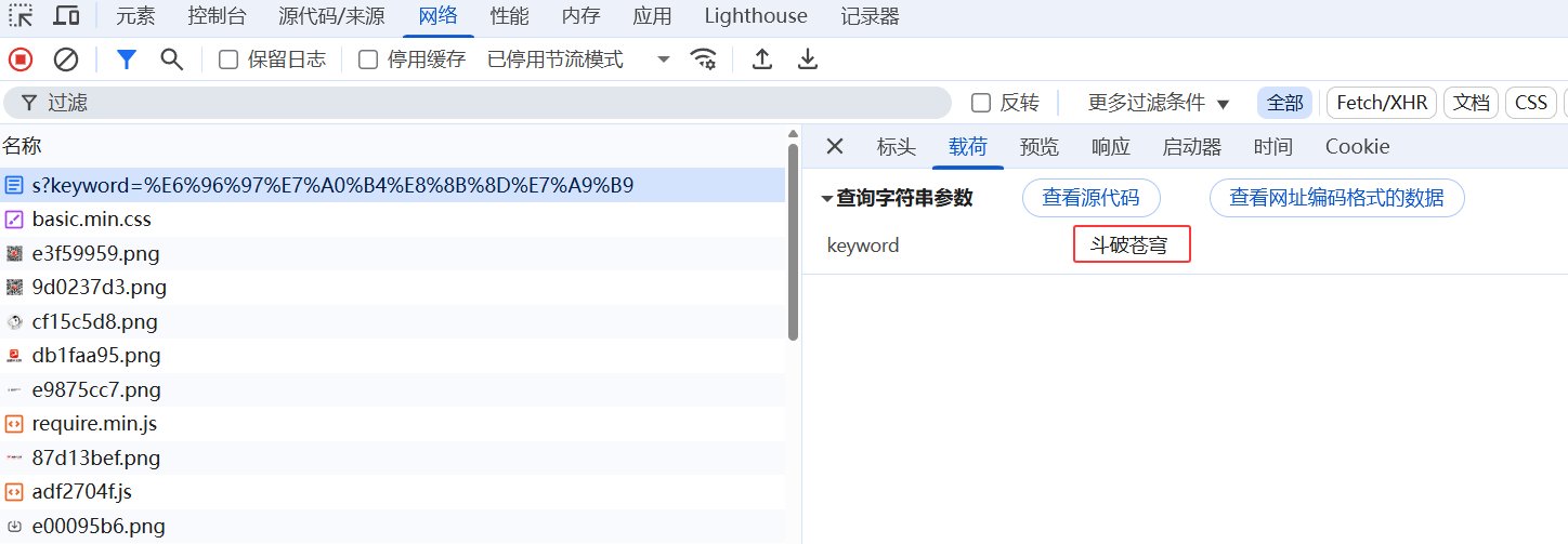 查看载荷 keyword 斗破苍穹