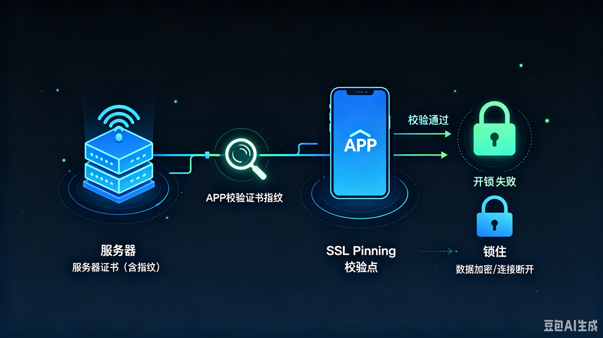 手机APP抓包证书指纹校验原理