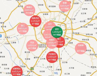 成都高新西区地图