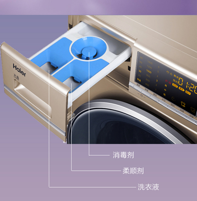 海尔滚筒洗衣机哪里放洗衣液