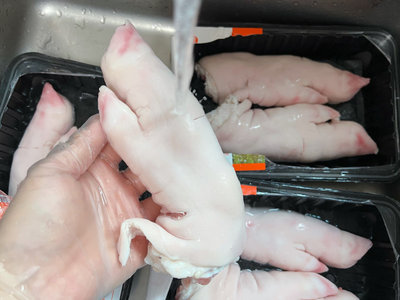 猪蹄冻肉的制作方法