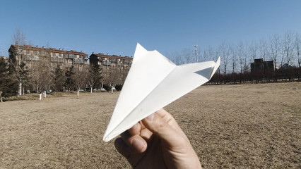 懒人回旋纸飞机