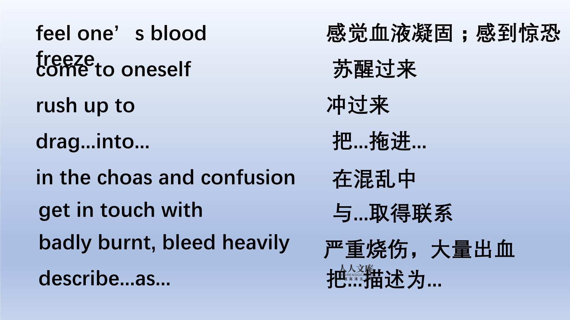 清醒的感觉用英语怎么说