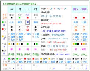 五行查询表及属相