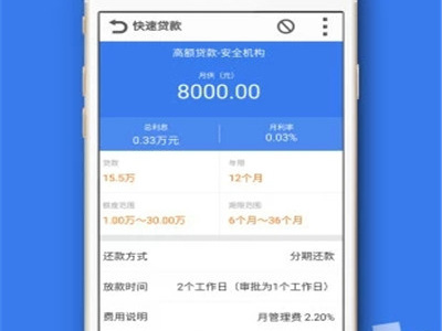 大额贷款app