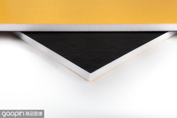 teflon-coated sound insulation board.