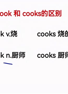 cooks发音