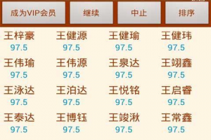 王姓取名字大全男孩