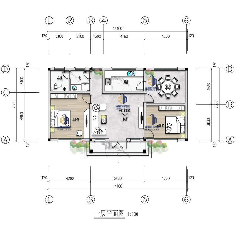 自建房一层设计图