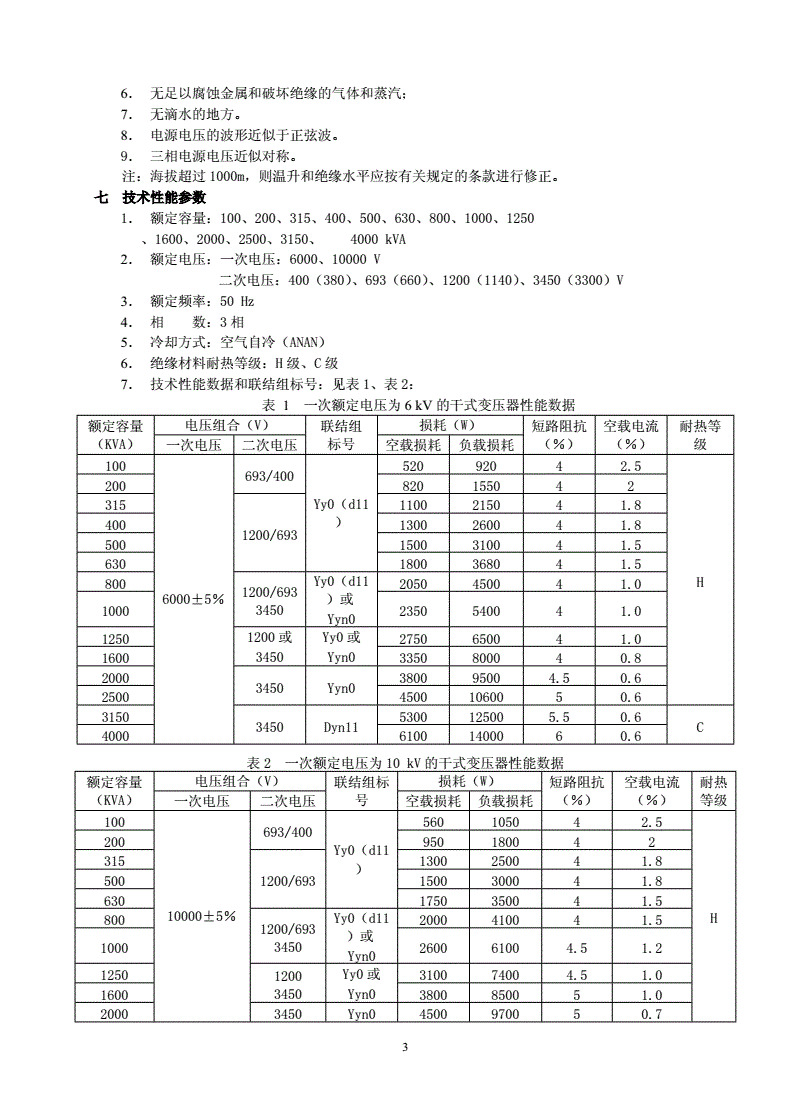 干式变压器安装使用说明书