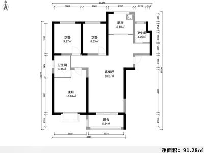 风水不好的户型图