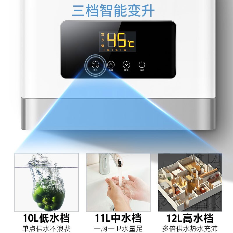 燃气热水器出水量